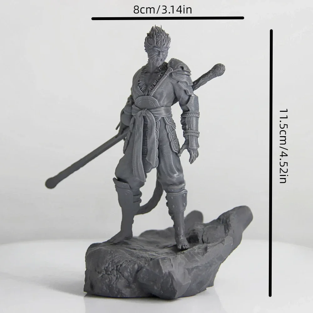 

Black Myth Wu Kong Miniature Figure 1:18 Resin Model Kit Unpainted Diecast Model Anime Figure a2560
