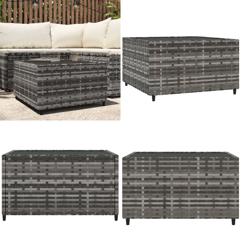 طاولات المقهى، طاولة القهوة الحديثة باللون الرمادي للحديقة، أثاث خارجي أنيق للفناء والساحة #1