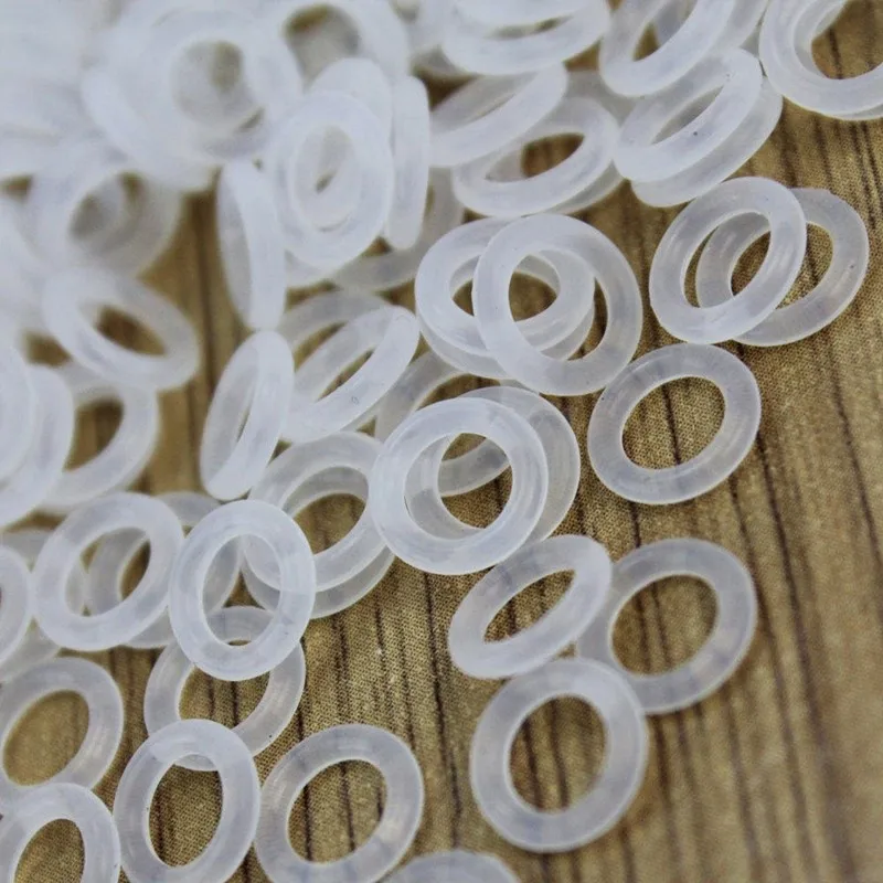 120Pcs/Pack Transparent O-shape Rubber Ring Multifunction Waterproof Standard Rubber Rings Wholesale