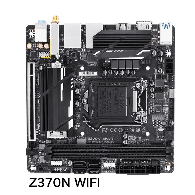 

For Gigabyte Z370N WIFI Motherboard 32GB HDMI Z370 LGA 1151 DDR4 Mini-ITX Mainboard 100% Tested OK Fully Work Free Shipping
