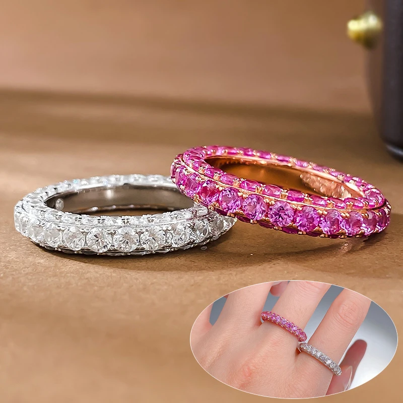 

Женское кольцо с бриллиантами из серебра 100% пробы, с покрытием из розового золота