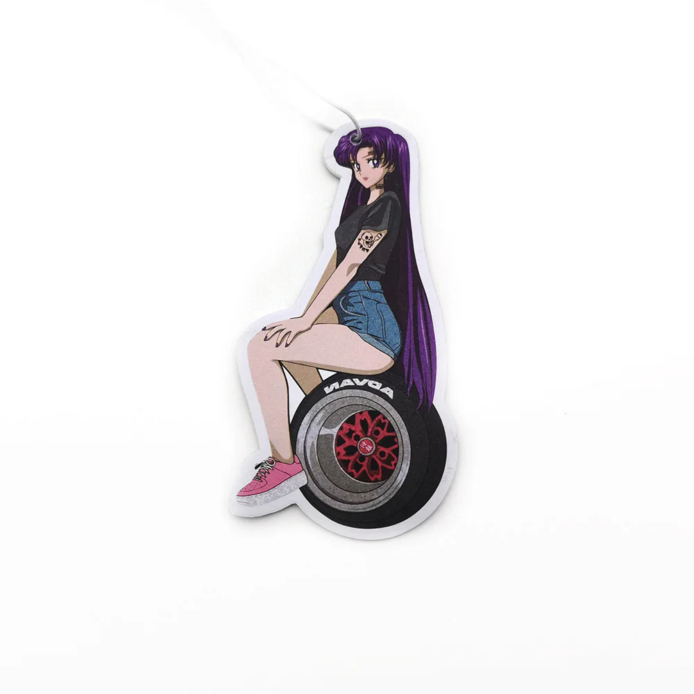 JDM Car Air Freshener Sex Girl Perfume Rearview Mirror Pendant Ornament Hanging Anime For Honda Toyota Bmw Mercedes Accessories image 4