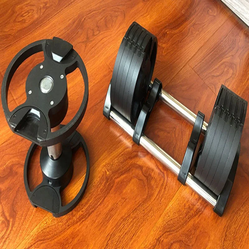 Adjustable dumbbells for men, detachable dumbbells, 9 speed adjustment, 40kg (4kg in size)