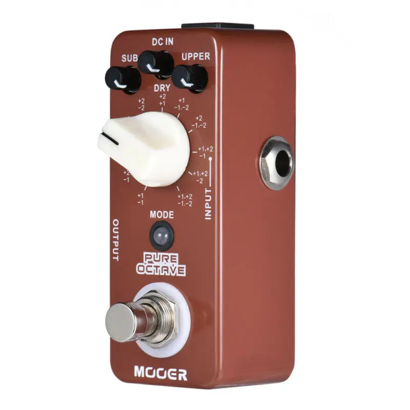 

Mooer Pure Octave Effects Pedal Effect Octave Pedal Guitar Parts for Electric Guitar Pedals Musical Instruments Effector