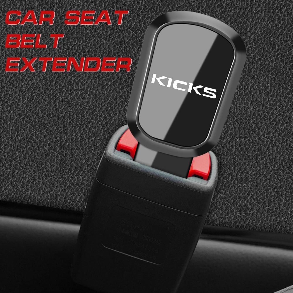1/2PCS Car Seat Belt Clip Extension Safety Lock Buckle Plug Seat Belt Clip Extender For Nissan Kicks P15 Auto Accessories