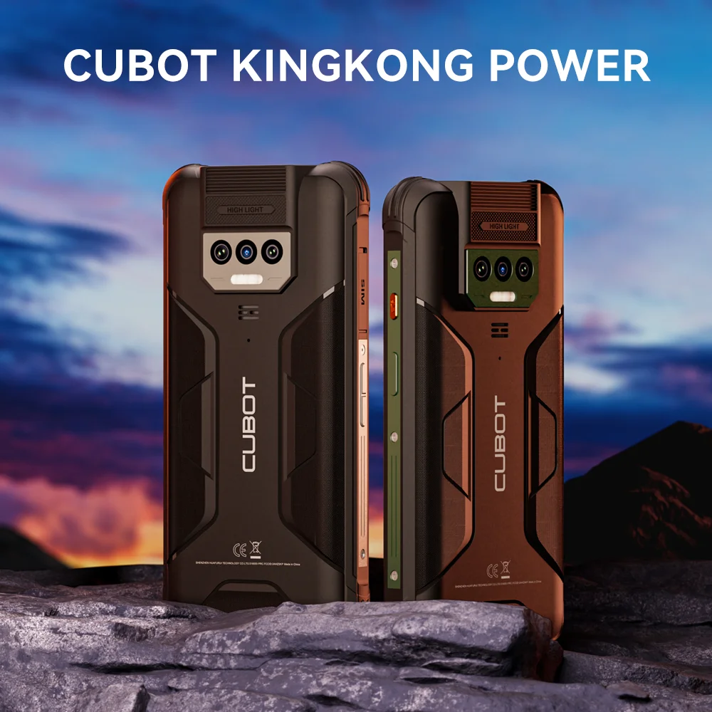 [Ship From MX] Cubot KingKong Power,Waterproof Rugged Smartphone Android 13, 8GB+256GB,10600mAh, 33W Fast Charge, NFC, 6.5