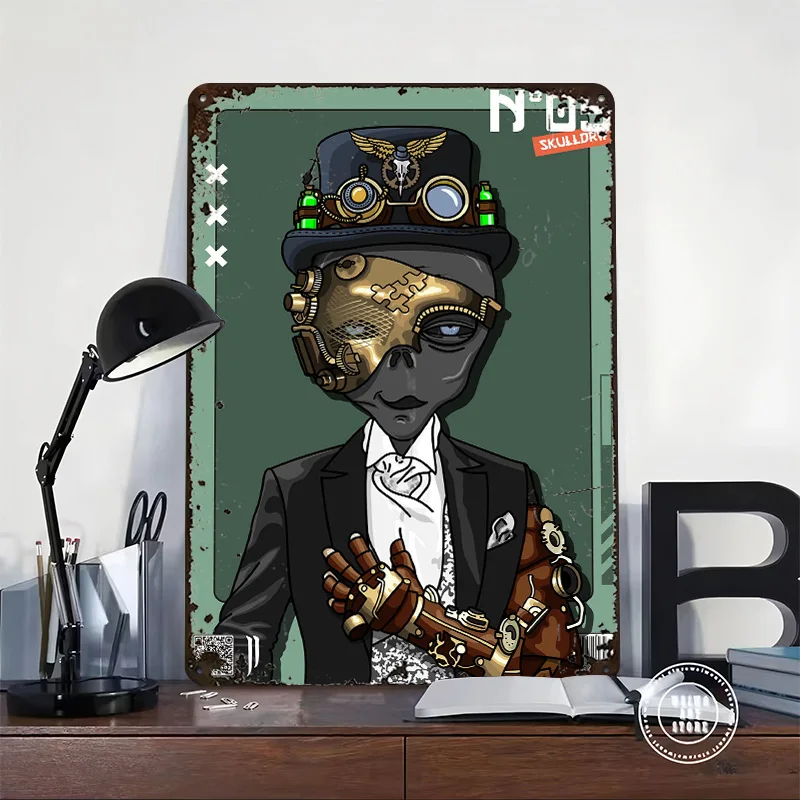 ALIEN Project N05 Poster Retro 3D Printed Metal Signs Customized Wall Hanging Gift for Gaming Room Decoration Man Tin Sign House