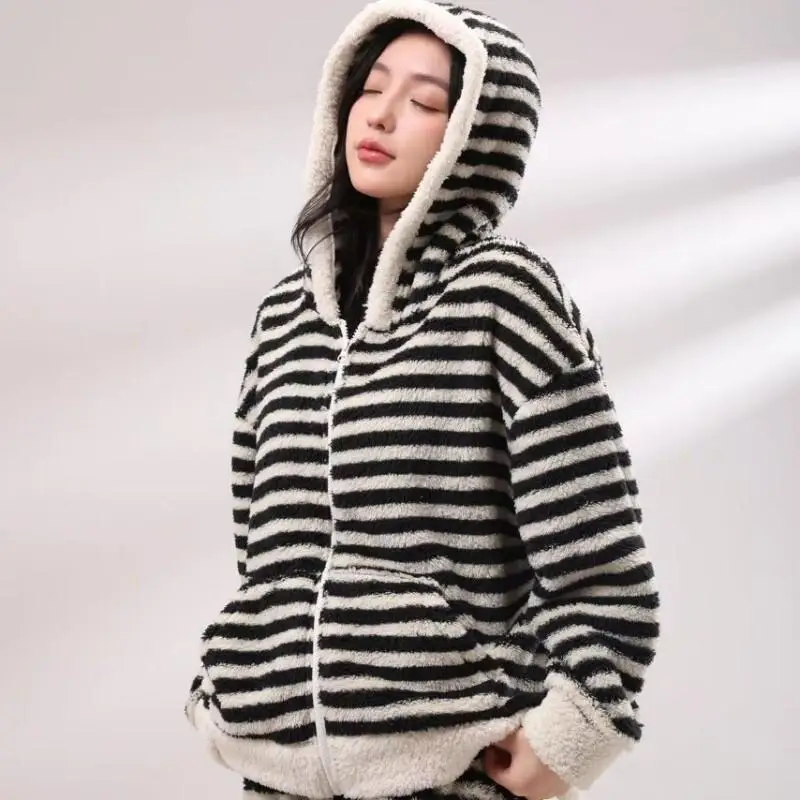 

Новая модель, женская осенне-зимняя удобная одежда для сна, хлопковая пижама для девочек, хлопковая домашняя одежда, однотонный пижамный костюм