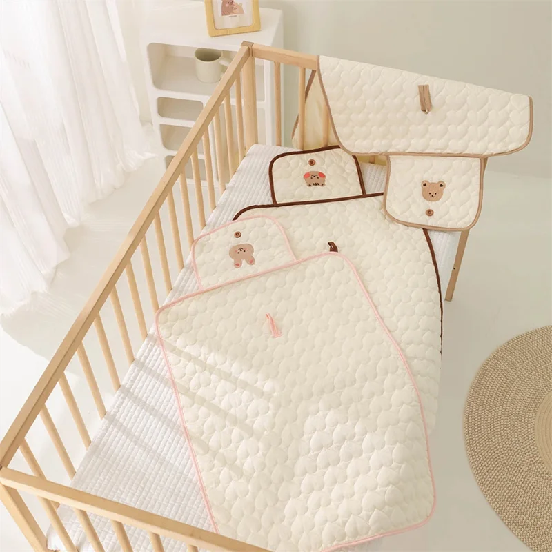 Foldable Infant Baby Changing Pad Kit Waterproof Baby Items Portable Baby Cots for Baby Bedding Diaper Mat Changing Mat Tress