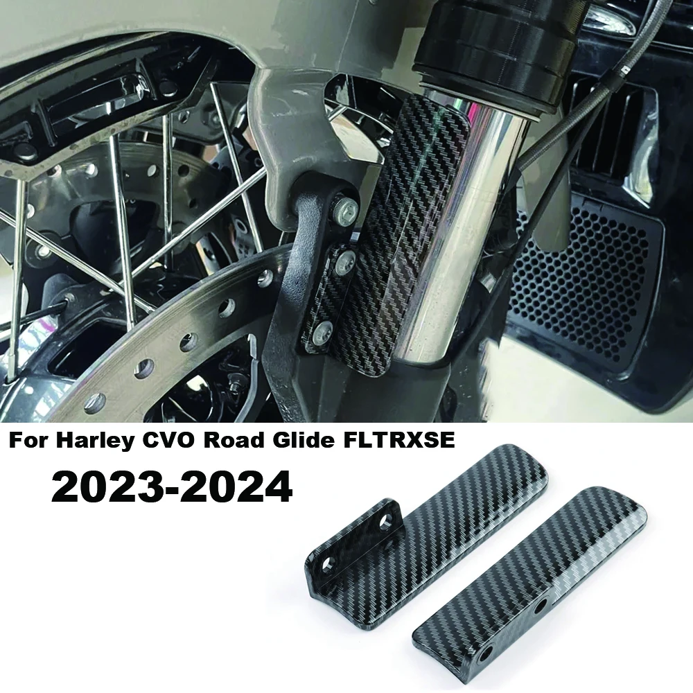 

Защита вилки мотоцикла, нижняя пылезащитная крышка, комплекты для Harley CVO Road Glide FLTRXSE 2023-2024, новые аксессуары для мотоциклов