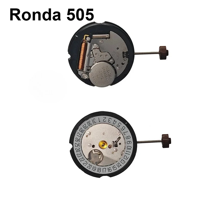 

New 505 Movement Ronda 505-6 Ronda Movement Three-Pin Quartz at 3 o'clock/at 6 o'clock Movement Watch Accessories