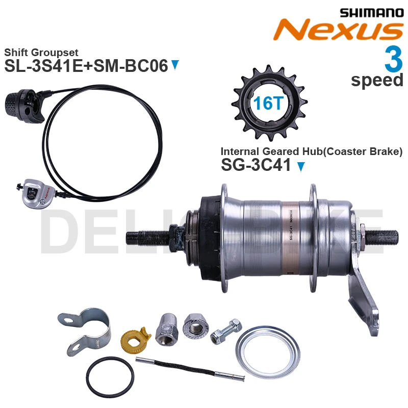 Shimano nexus内部ギアハブ,SG-3R40 SG-3C40 SG-3C41シフトレバーSL