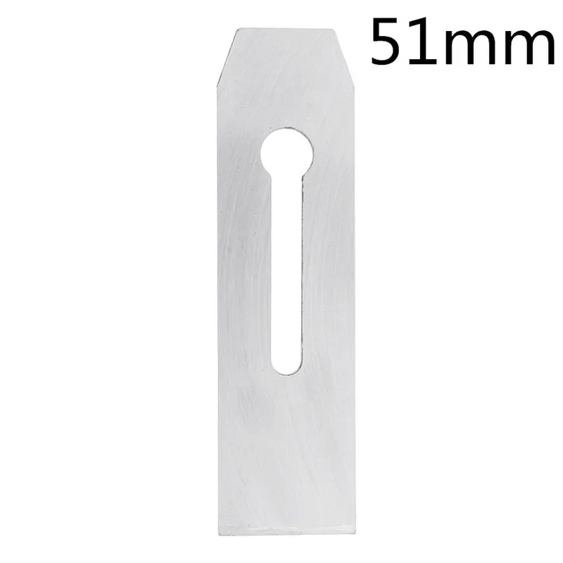 Durable 1-piece bearing steel 38/44/51mm woodworking planer blade blade cutter hand planer replacement blade hand tool parts