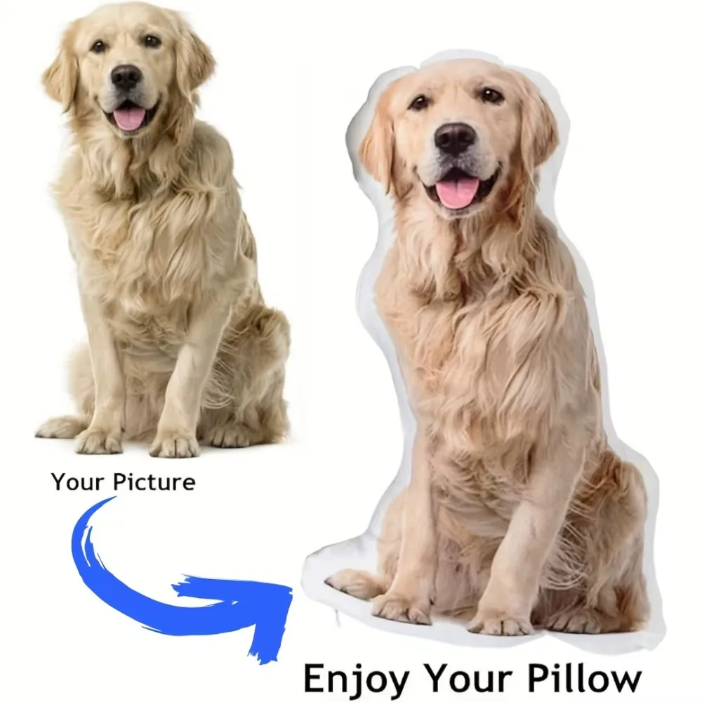 2026 New Personalized Customized Photos DIY Pet Pillow, Dog Cat Themed Cushion, Ideal Gift for Animal Enthusiasts