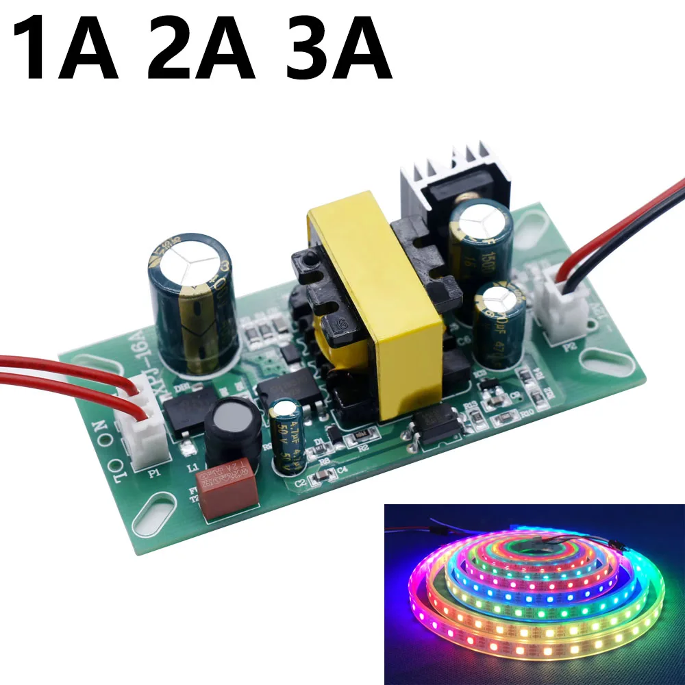 LED Driver 12V 1A 2A 3A 5A transformer AC110-240V to 12V  36W Lighting Transformers 6W 10W 12W 16W 24W 36W For LED Strip Lights