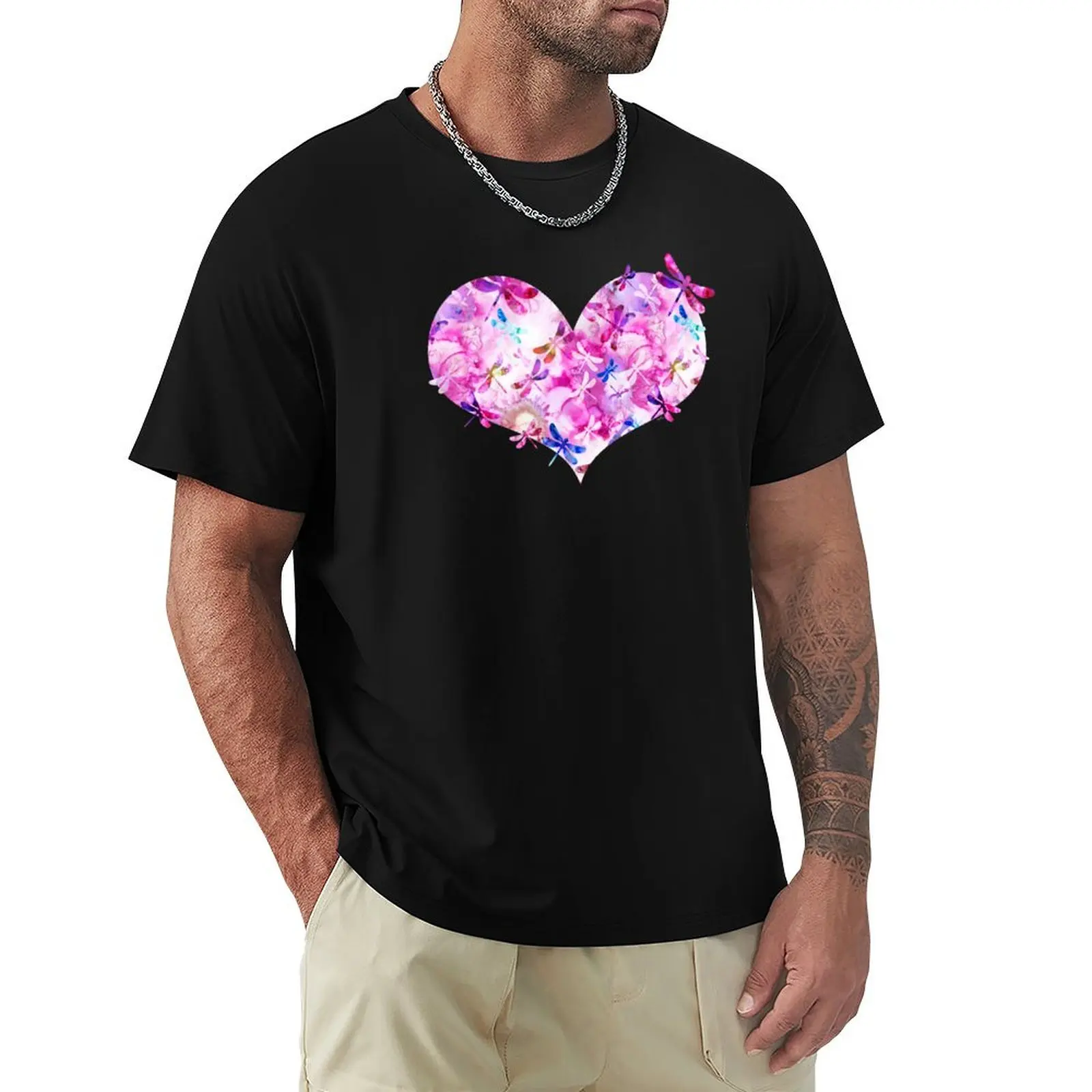Pink and Blue - Dragonfly Lullaby T-Shirt t shirts for man graphic tees T-Shirt