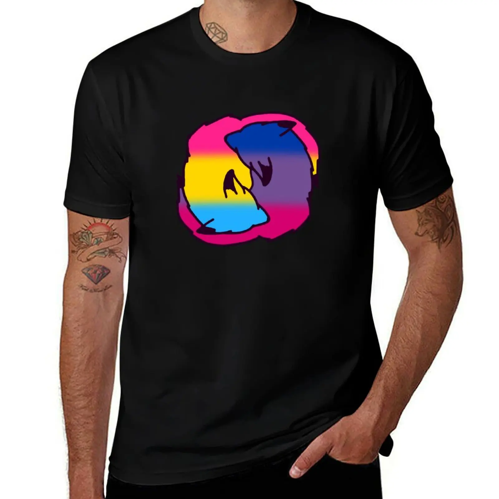 Pan/Bi Cuddles T-Shirt t shirts cotton 100% T-Shirt