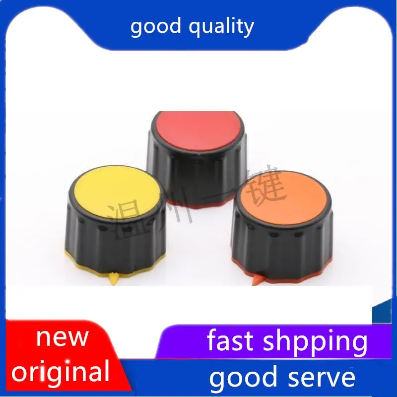 

10pcs original new KN-30-Y-6.0 Potentiometer knob band switch connector cap welding machine adjusting shaft selection