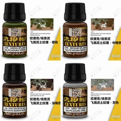 Sand Soil Mud Rust Snow Texture Asphalt Scene Mud Topographical Paste Texture Cream Miniature Model GSW DIY 30ml