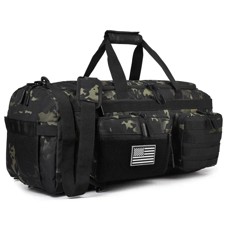 50L Sport-Reisetasche Molle Taktischer Rucksack Fitness-Tasche Große Reisetasche für Camping, Jagd und Angeln – Detail 8