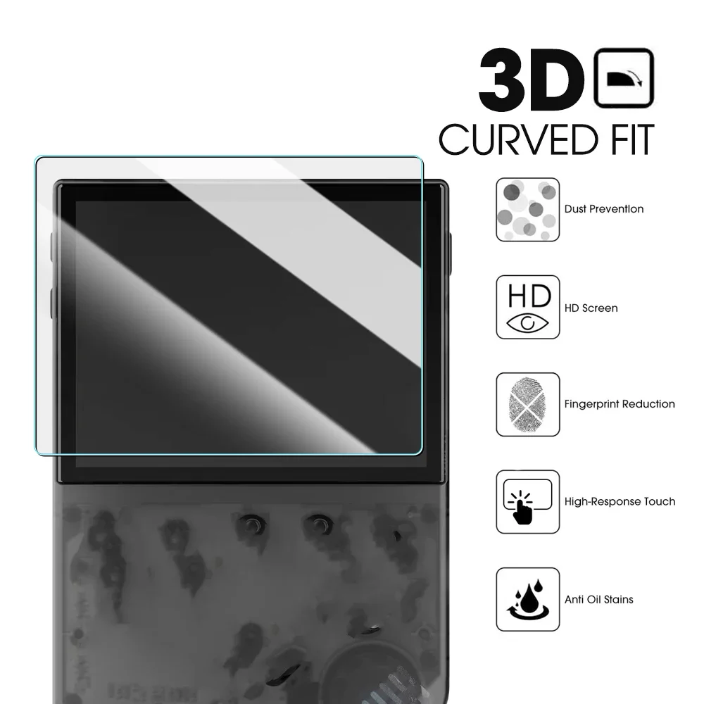 Закаленное стекло для R36S RGB20S R35S HD, водонепроницаемая защитная пленка для игровой консоли для R36Plus R36MAX R36Pro, защитная пленка для стекла