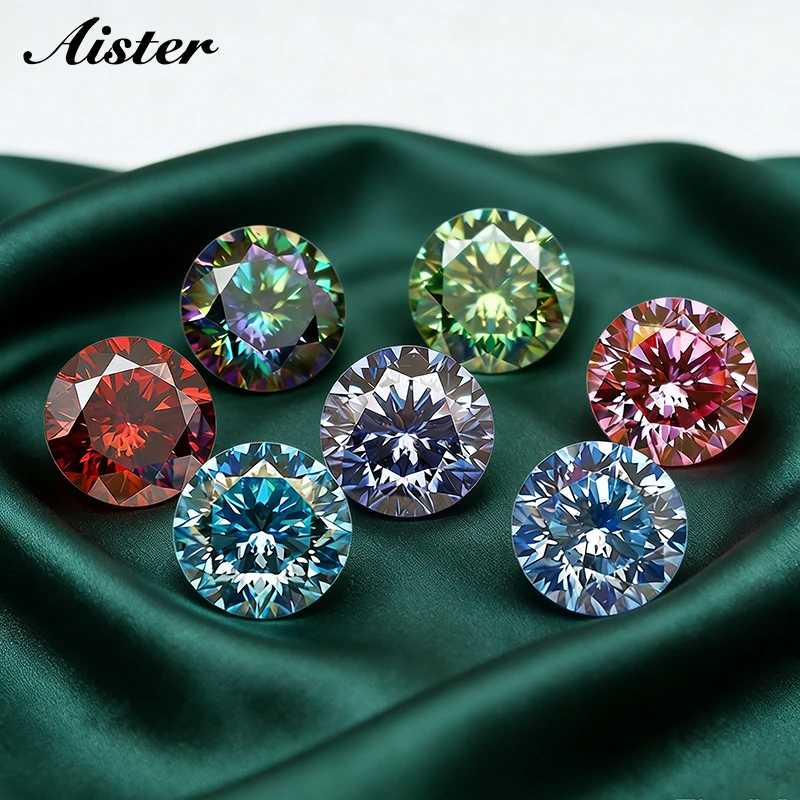 

Новые цвета: муассанит с огранкой «Цветущая слива», 5.0-9.0 мм, свободный камень, муассанит-бриллиант с сертификатом GRA