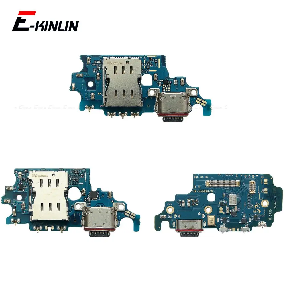 

Порт быстрой зарядки USB, док-станция, разъем для зарядного устройства с микрофоном, гибкий кабель для Samsung Galaxy S21 Plus S21 Ultra