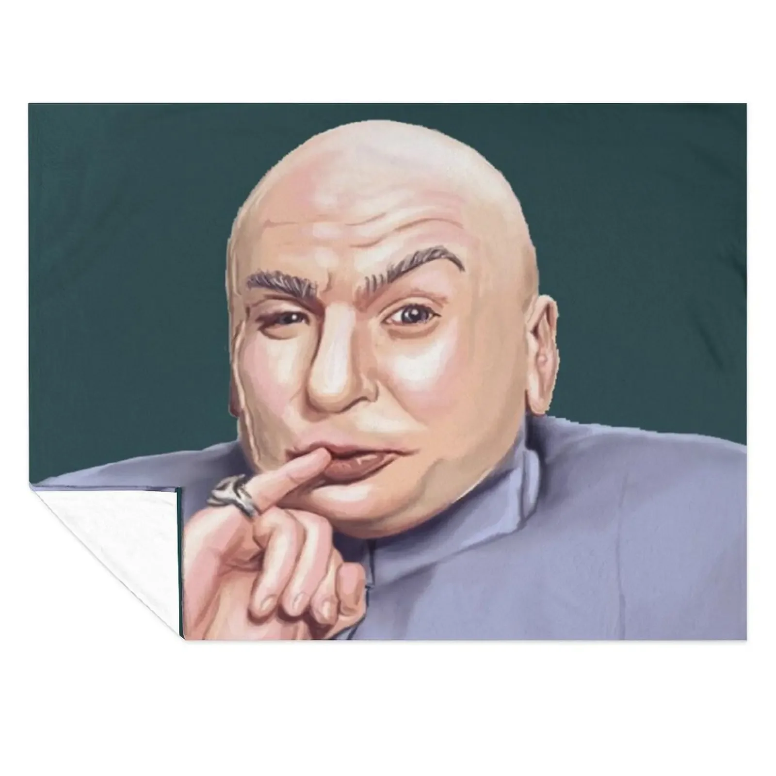 

Dr. Evil (Austin Powers) Throw Blanket Soft Big Comforter Thermals For Travel Camping Blankets
