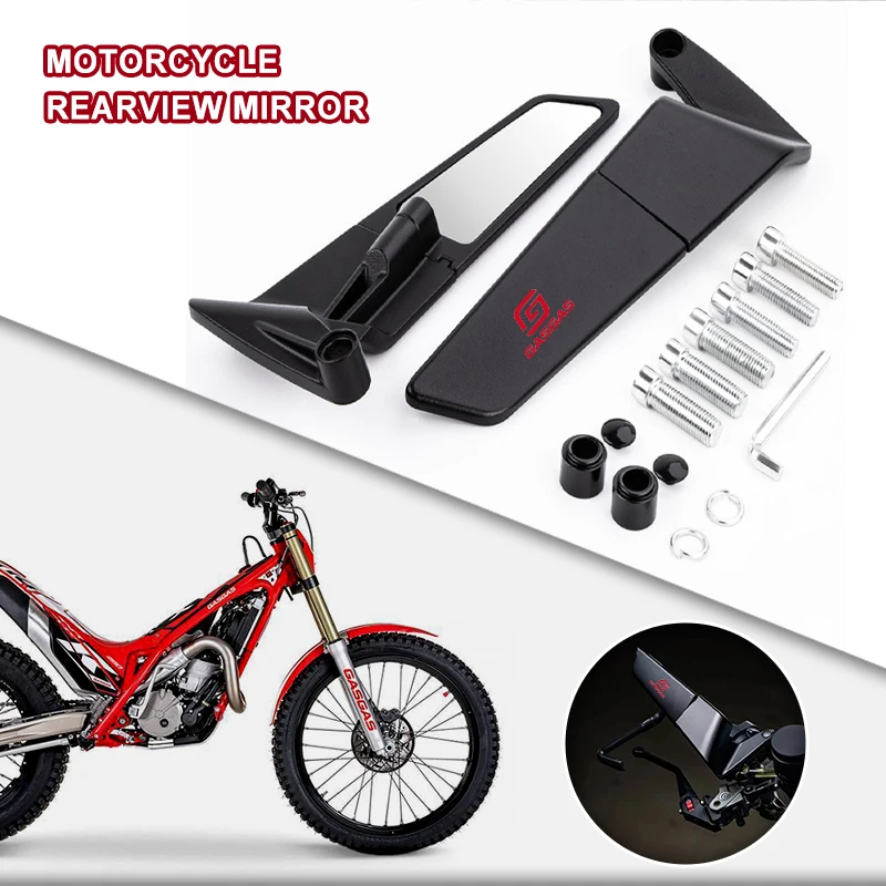 CNC Motorcycle Mirror Wind Wing side Rearview Reversing mirror For GasGas gas gas 450S 450F Enduro EC 250 MC 250F EX 300 SM
