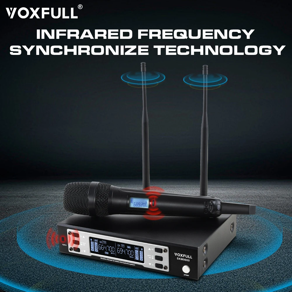 SKM9000E Voxfull 공장 무선 마이크 전문가용 마이크 (젠하이저용)
