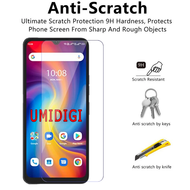 2-1Pcs For Umidigi A13 A13S A11 A11S A7 A7S A9 Power 5 5s 7 F3S F3 SE Pro Max Glass For UMIDIGI A 7 9 11 13 F 3 S Screen Cover