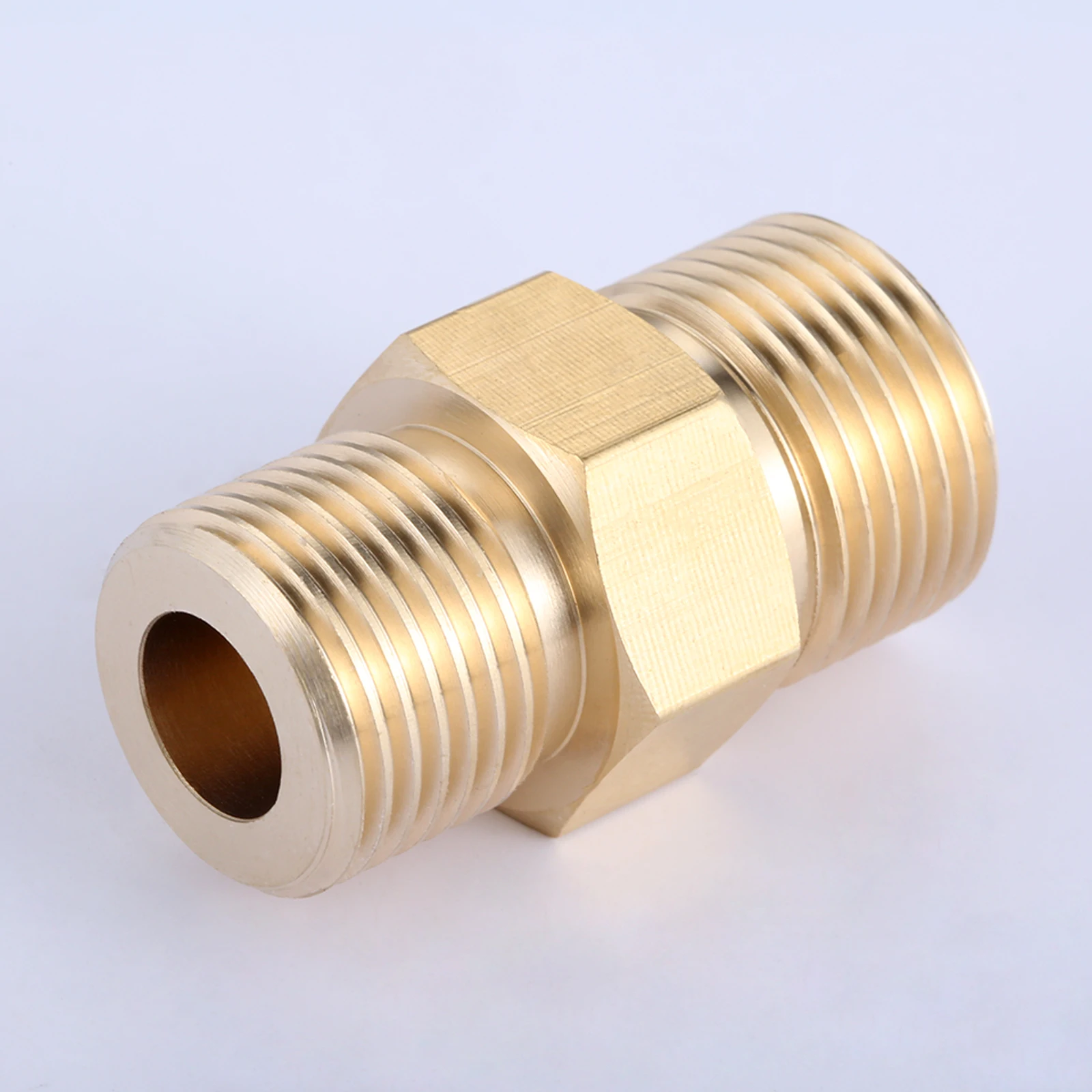 1PC Brass Adapter Fit for Oxygen Cylinder Male G5/8 22.7mm To Male G1/2 20mm Thread Connector Oxygen Cylinder Connector 44*24mm