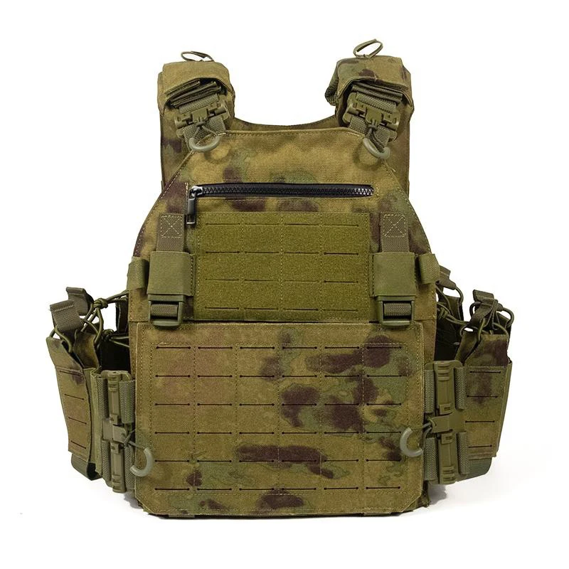 Imagem -05 - Multifuncional Nylon Oxford Pano Uniforme de Treinamento de Caça ao ar Livre Laser Cut Tactical Vest