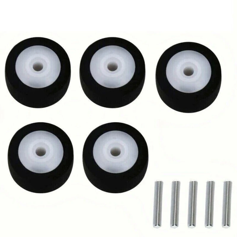 

5/100pcs Tape Recorder Belt Pulley Wheel Roller Musical Instrument with Metal Shaft 13x8.3X6.3x2mm