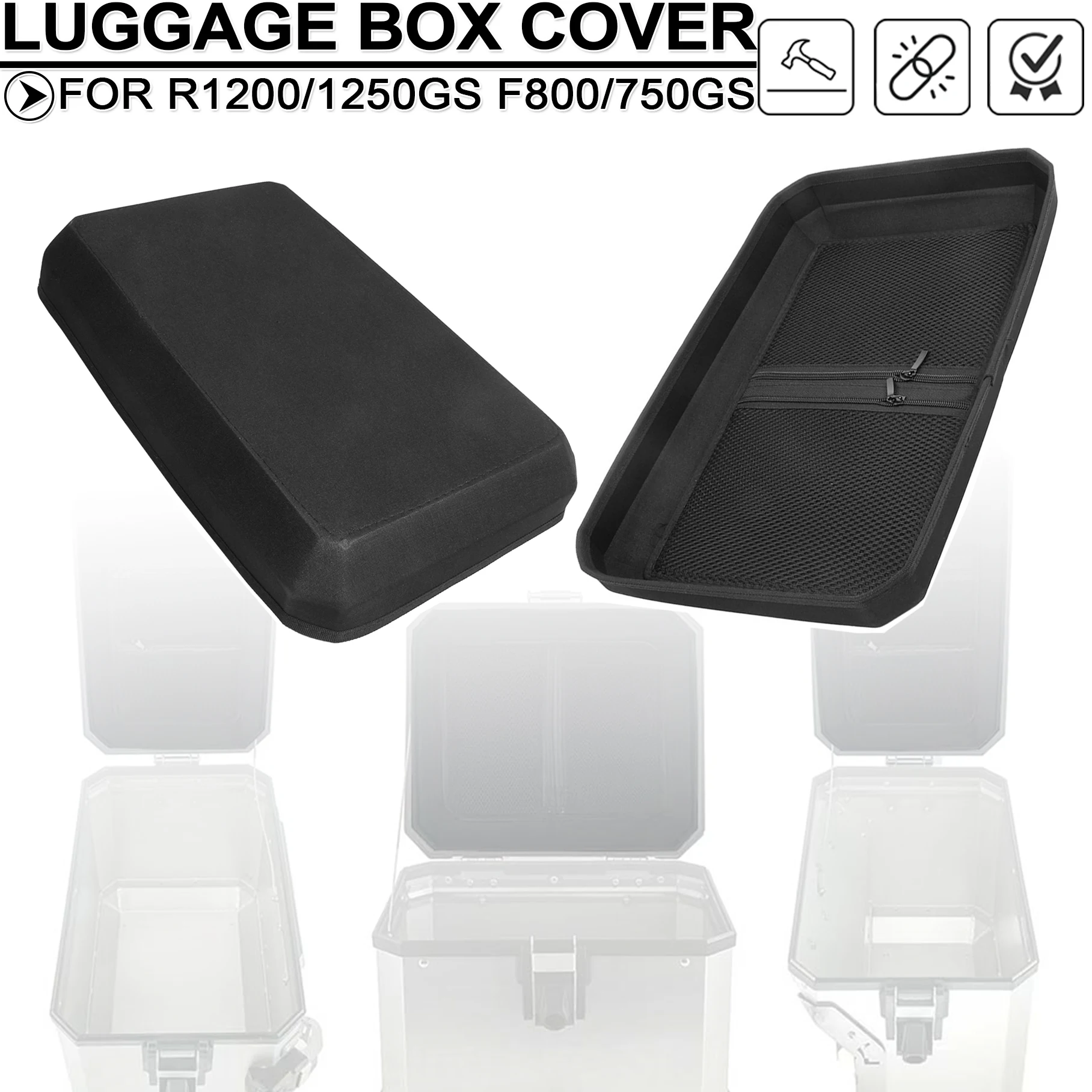 Luggage Box Nylon Inner Bag Cover For BMW R1200GS R1250GS LC ADV F 800 700 850 750 GS Trunk Top Side Case Pannier Container Lid