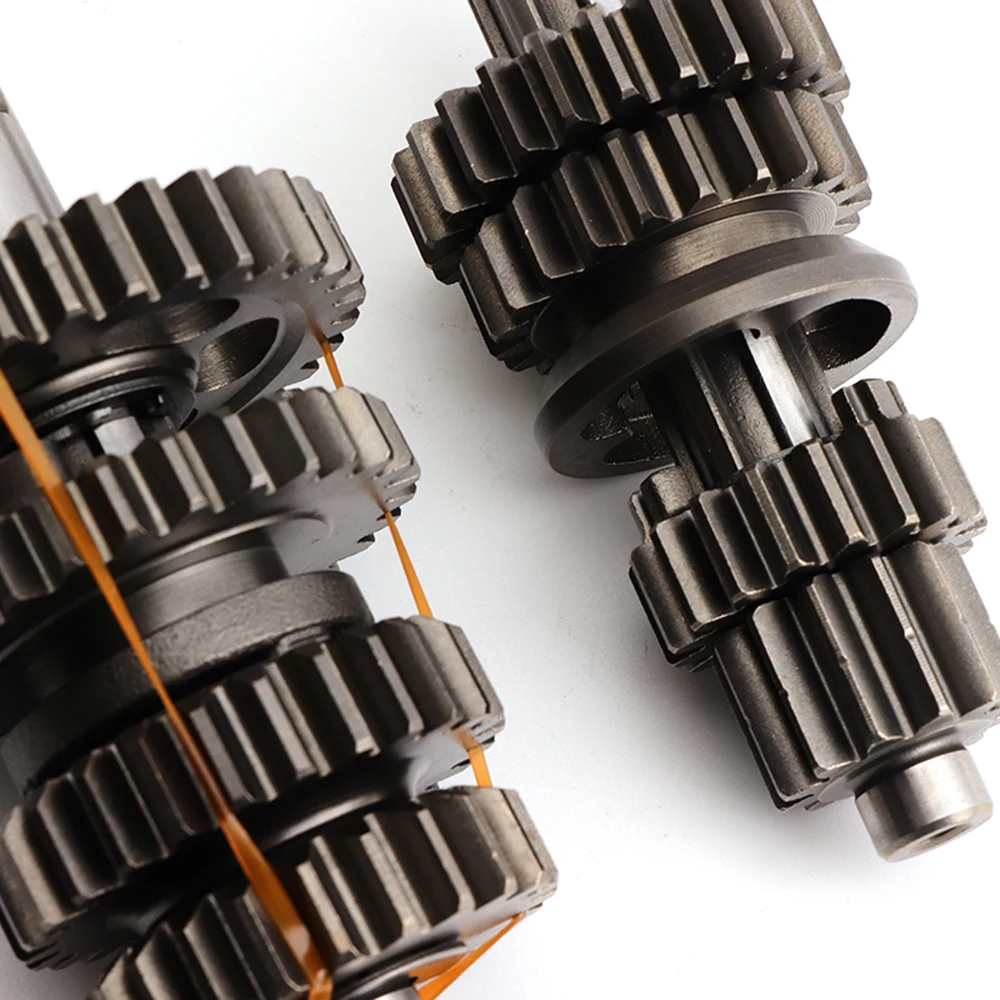 Motorcycle LF125 Transmission Gear Box Main Counter Shaft Parts For Lifan 125cc 1P52FMI Horizontal Engine Kayo BSE Dirt Pit Bike