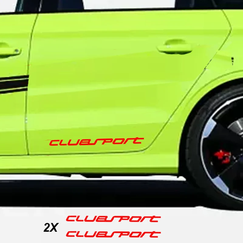 2 Stuks Clubsport Auto Lichaam Sticker Voor Volkswagen Mk1 Mk2 Mk3 Mk4 Mk5 Mk6 Mk7 Mk8 Git R