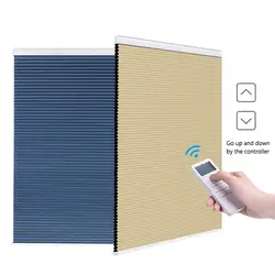 Best Selling Reduce Voice Wifi Google Alexa Connection With Motorized Honeycomb Blinds For Window