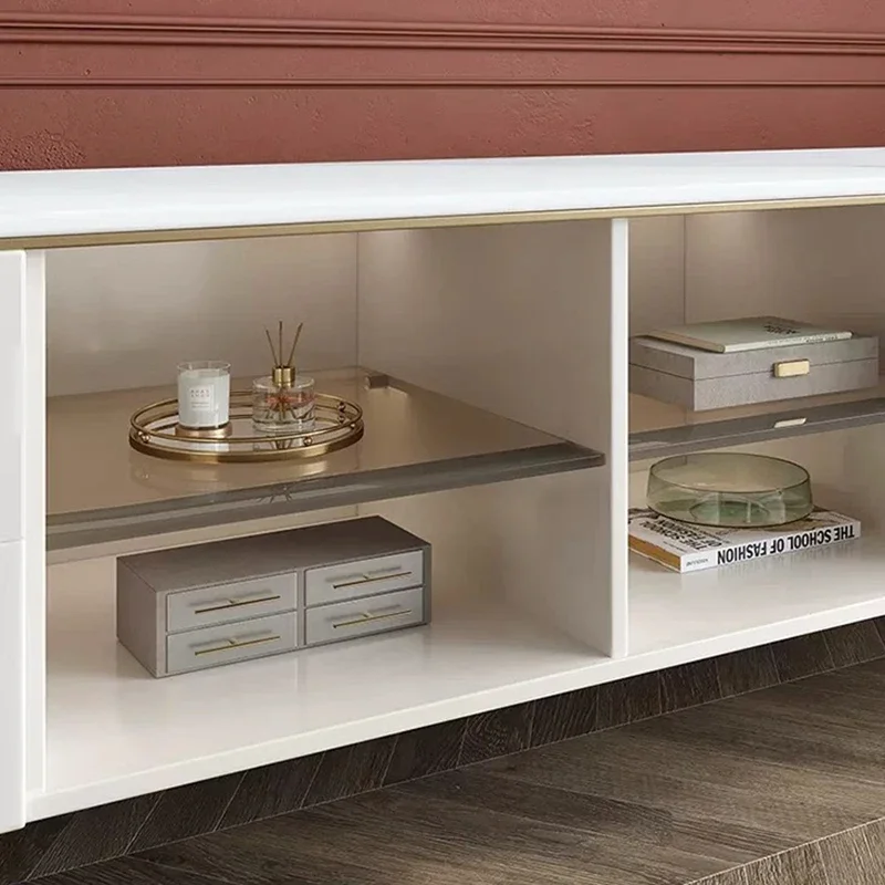 طبق الأصل تصميم الأثاث الرخام حامل تلفاز غرفة المعيشة الحديثة تخزين وحدة المحمول mueble para tv مزرعة صالون mueble para tv