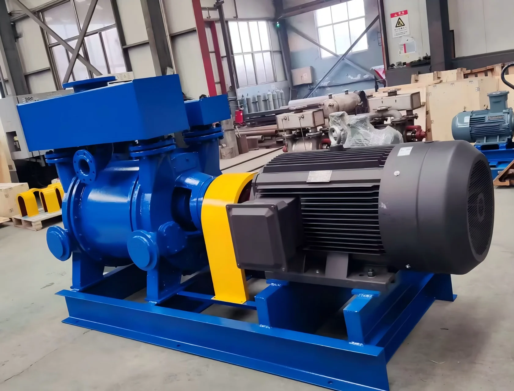 Industrial High Pressure Water Ring Vacuum Pump 20HP Efficient Vacuum Performance Excellent Heat Dissipation OEM Customizable