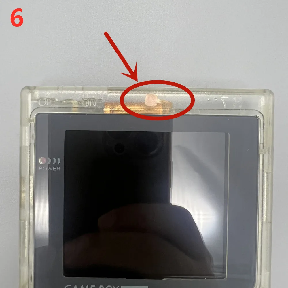 Neuer GBP LCD-Bildschirm. Einfach zu installierender 2,6-Zoll-IPS-LCD-Bildschirm in Originalgröße mit hoher Helligkeit, geeignet für Nintendo Gameboy Pocket. – Detail 9