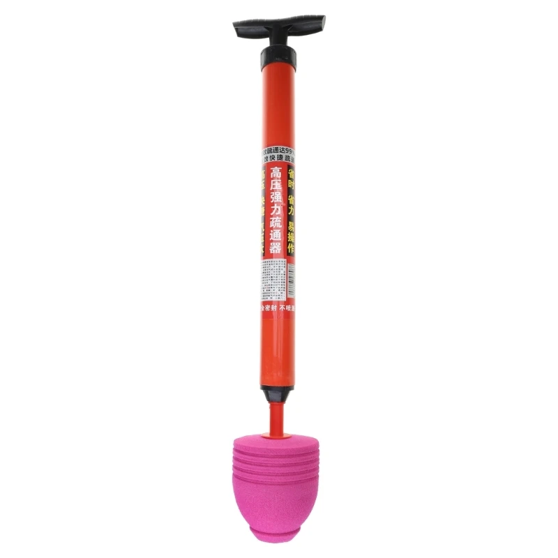 Quick Action Plunger Unclog Drains Rapidly Highly Pressure Clogs Remover