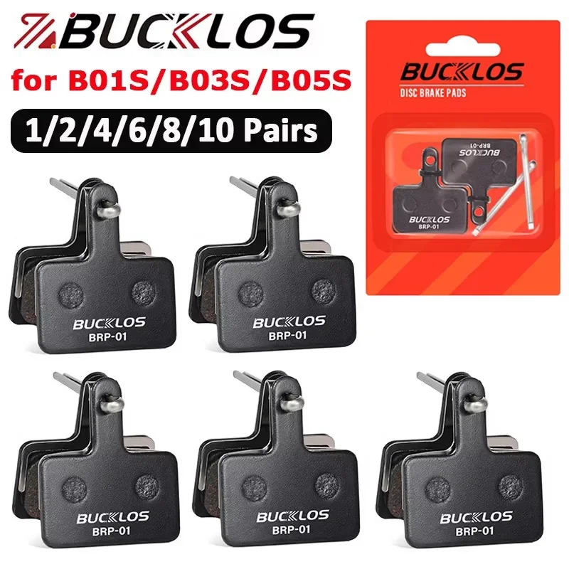 

BUCKLOS Semi-Metal Bike Disc Brake Pads for SHIMANO B01S B05S Brake Pads for M485 M575 M475 M495 M525 Hydraulic Disc Brake Pad