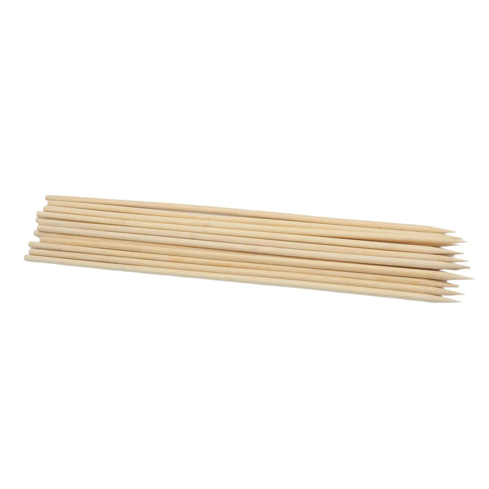 100 Palillos de Bambú para Asar, Palillos Desechables Resistentes de 20 Pulgadas para Barbacoa, para Carne, Verduras, Frutas, Brochetas y Aperitivos