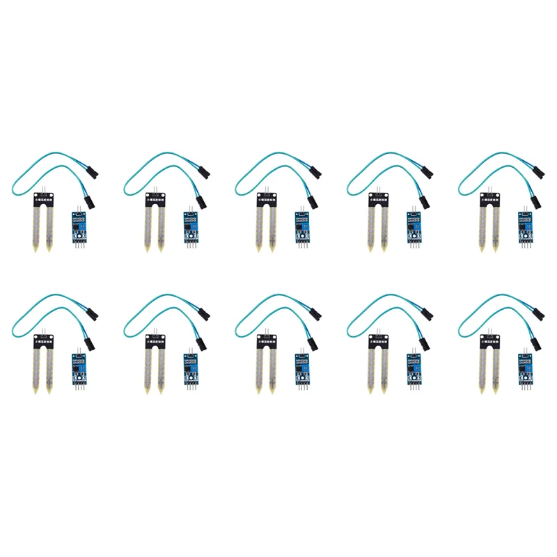 SQPP-10X Soil Hygrometer Detection Module Moisture Sensor FC-28 DC 3.3V-5V