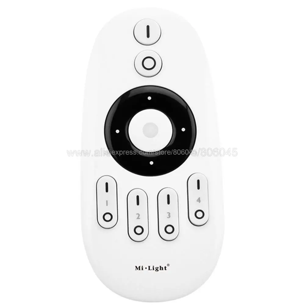 MiLight FUT006 FUT007 2.4GHz 4 Zone Rotating Wheel/Button RF Touch Remote Wireless for MiBoxer Single Color CCT Controler Lamp