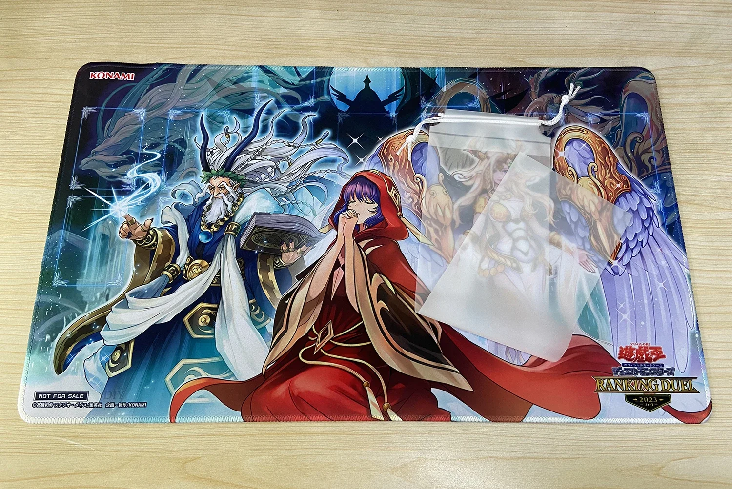 YuGiOh SilenForce Mat Lo, The Prayers of The Voiceless Voice Mat TCG Playmat CCG Trading Card Game Mat Rubber Mouse Pad Free Bag