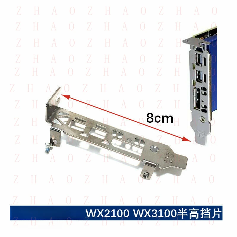 L+ for Low Profile Bracket AMD Radeon Pro WX2100 WX 3100 wx3100 Video Card