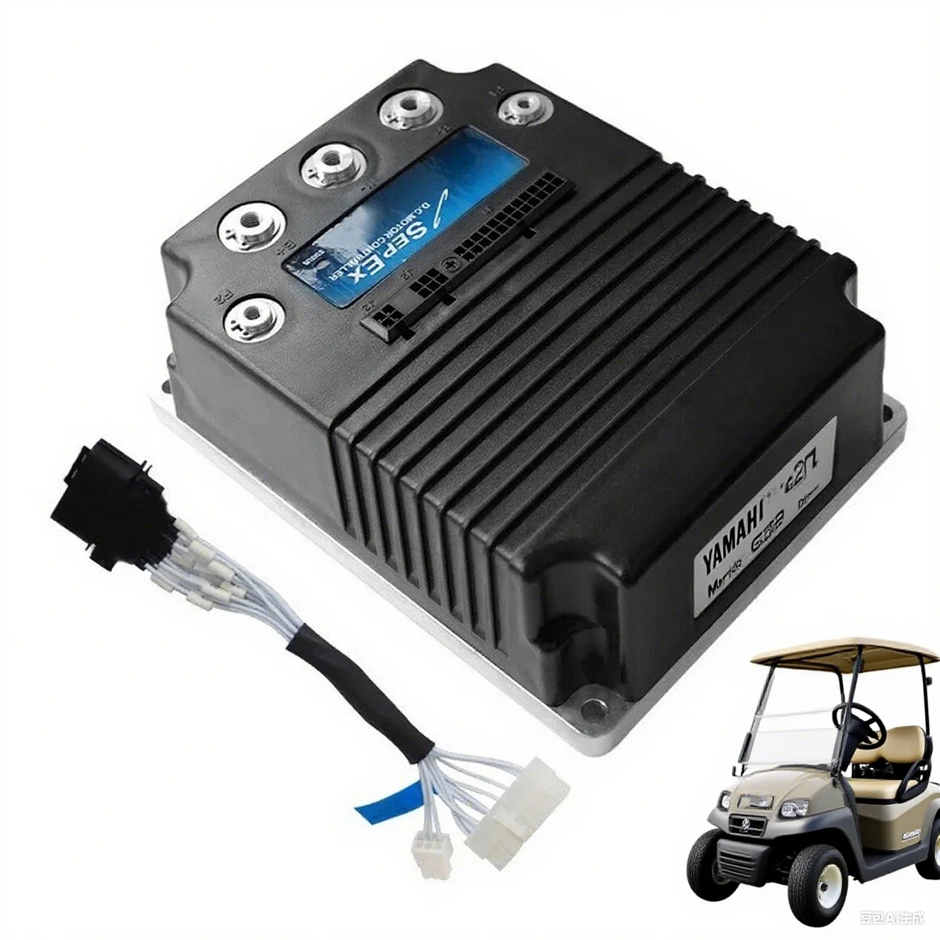 

48V 500A DC Motor Controller for Curtis 1268 to Yamaha Moric G29 YDRE Golf Cart