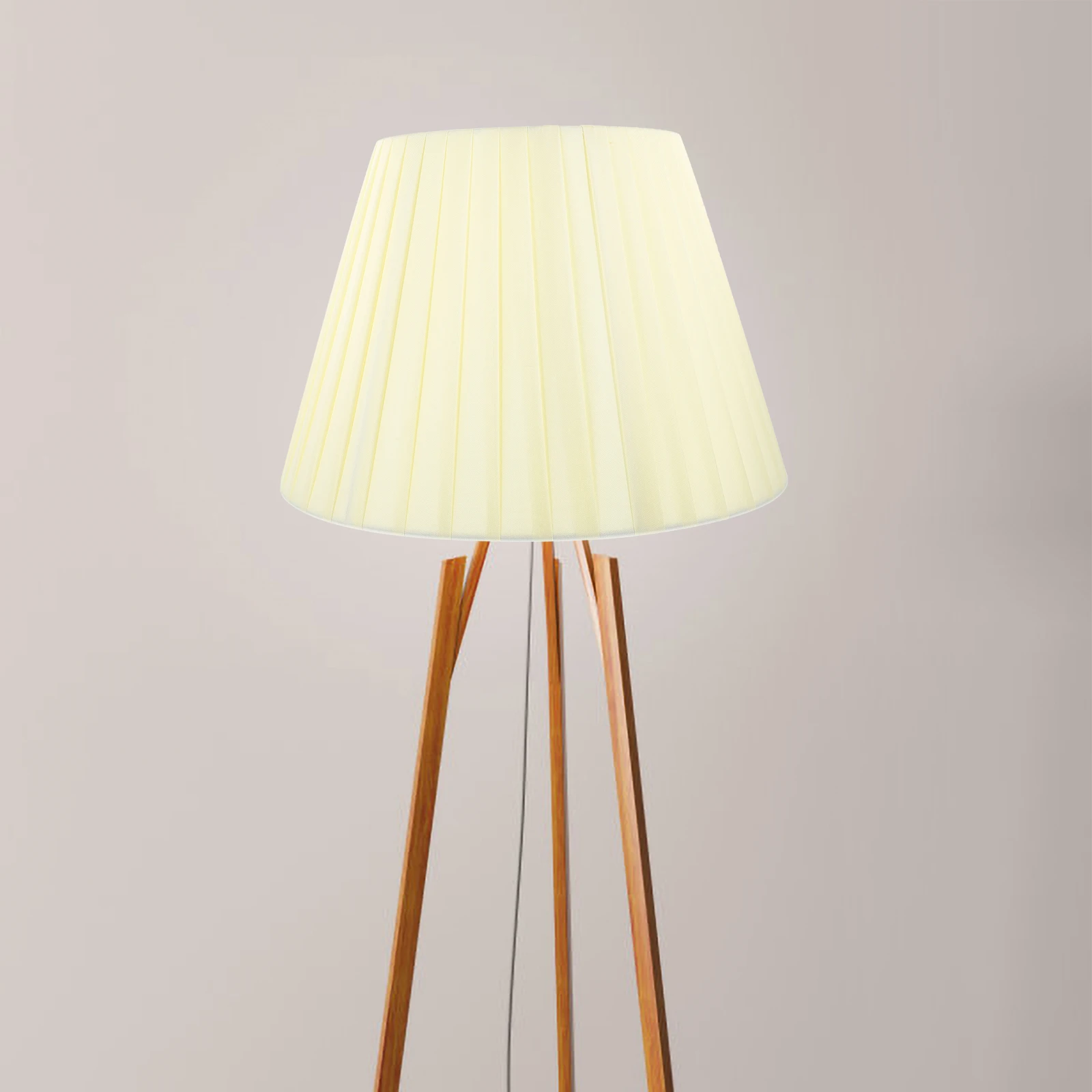 

Pleated Fabric Lampshade Light Cover for Table Desk Floor Lamp E27 E14 Bedside Study Living Room Decorative Replacement Shade